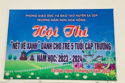 Một số hình ảnh của cuộc thi vẽ tranh của học sinh khối mẫu giáo 5 tuổi tại trường MN Hoa Hồng